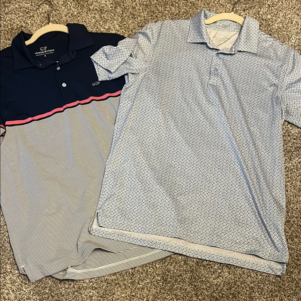Vineyard Vines mens golf shirts small